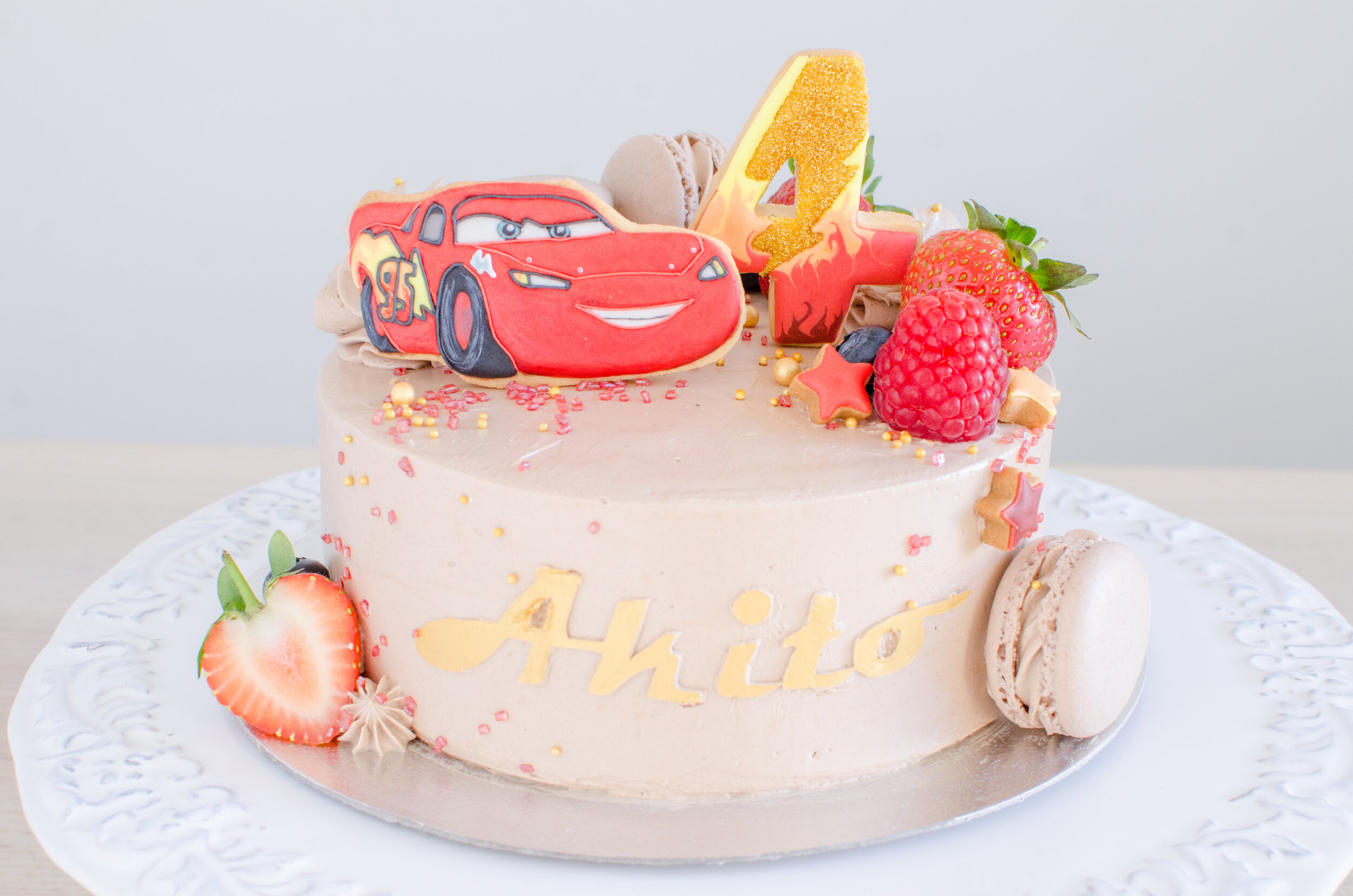Cars Themed “KA-CHOW“ Birthday Cake - カーズのバースデー Cars Themed “KA-CHOW“ Birthday Cake - カーズのバースデー